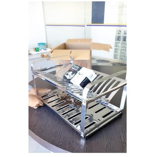 Escorredor Inox 16 Pratos Secador Louca