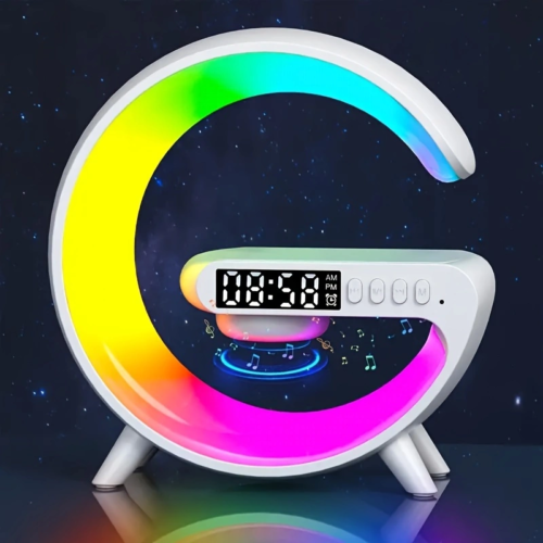 Despertador Alto-falante Bluetooth Led Rgb 110v/220v