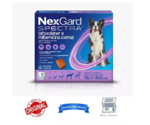 Nexgard Spectra Antipulgas E Carrapatos 15,1 A 30 Kg
